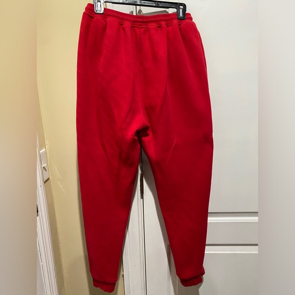 Fashion Nova Atlanta Red Sweatpants-Large - Picture 2 of 4